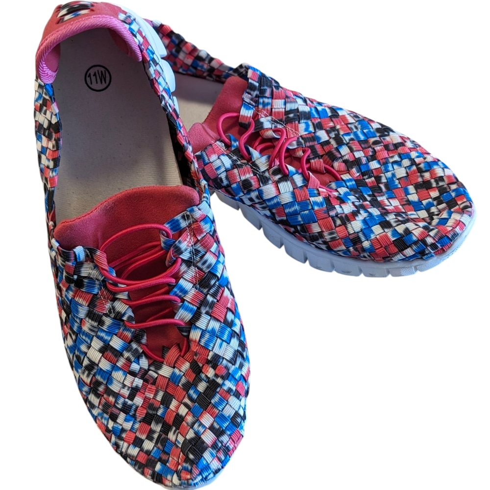 Carol Wright: Freedom Fit Stretch Slip On Sneakers- Size 11W